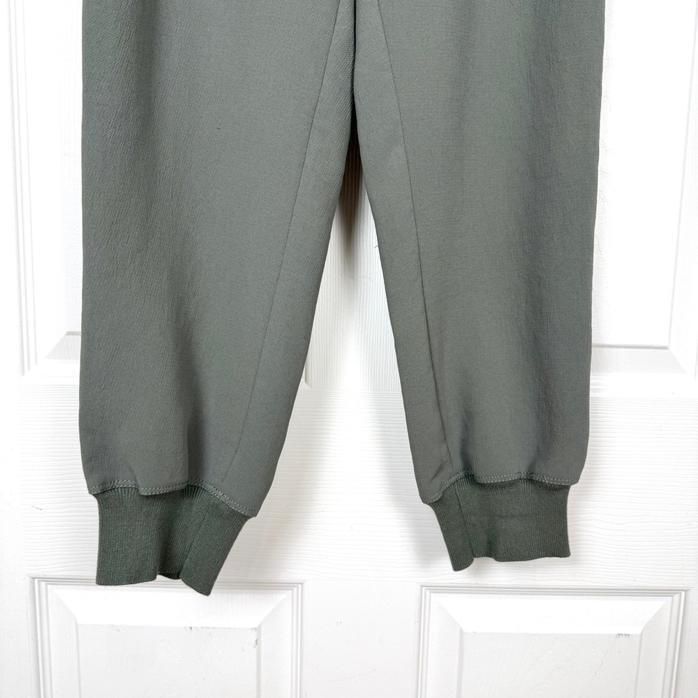 Wilfred Buffon Jogger Pants Women's Size XS Green Olive Crepe - Picture 4 of 13